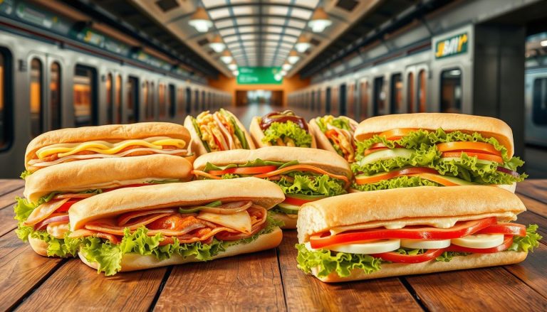 subway footlongs menu