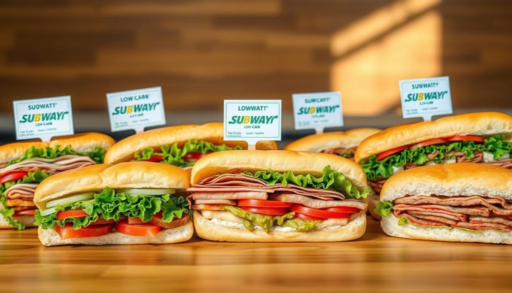 subway low carb sandwich prices