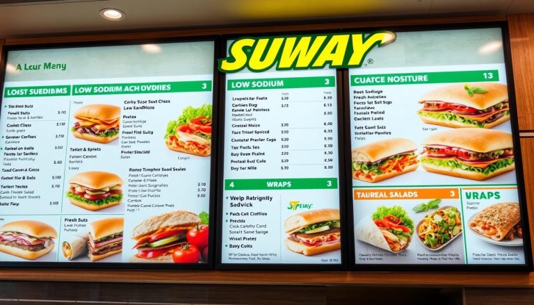 subway low sodium menu