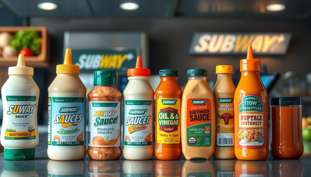 subway sauces menu