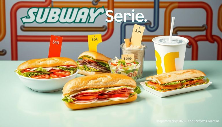 subway series menu with prices