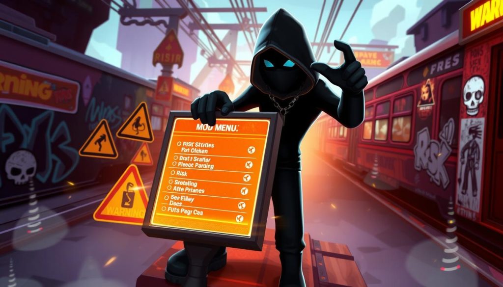 subway surfers mod menu risks