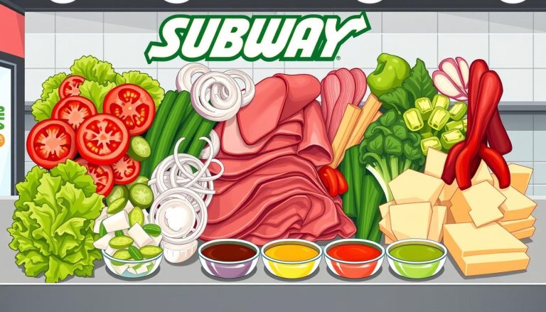 subway toppings menu