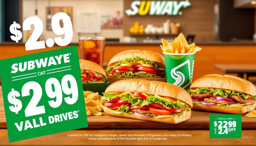 subway value menu