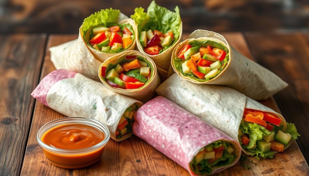 subway veggie wraps