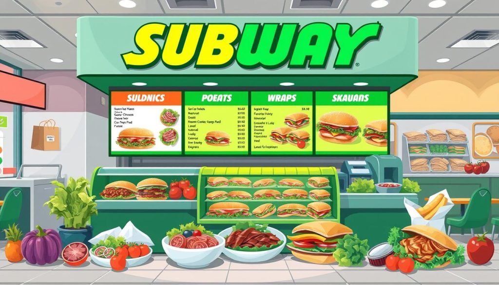 subway weight loss menu prices