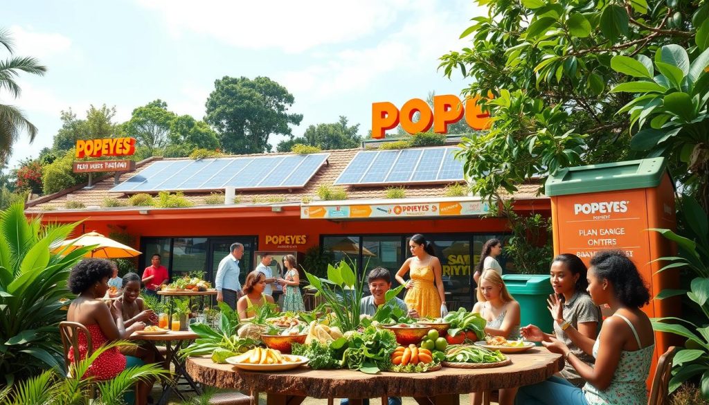 sustainability at Popeyes