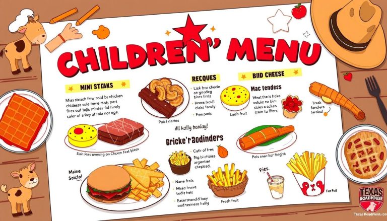 texas roadhouse children's menu