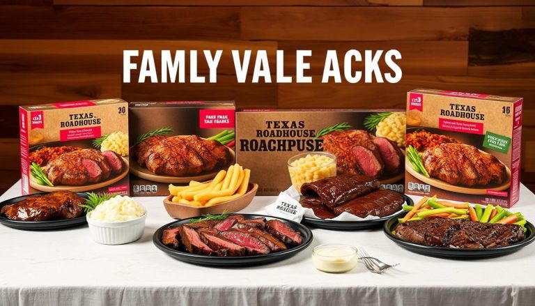 texas roadhouse family value packs menu