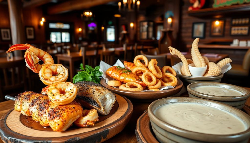 texas roadhouse seafood options