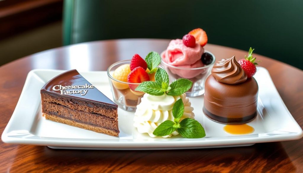 vegan dessert pairings at cheesecake factory