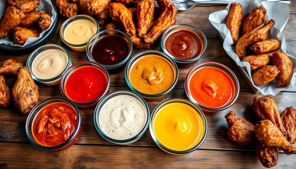 wing sauces at Outback Steakhouse